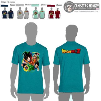 Camiseta hombre estilo 12 de DRAGON BALL Z Y SUPER