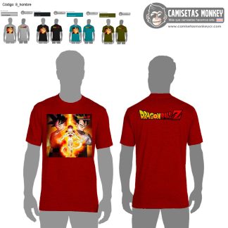 Camiseta hombre estilo 8 de DRAGON BALL Z Y SUPER