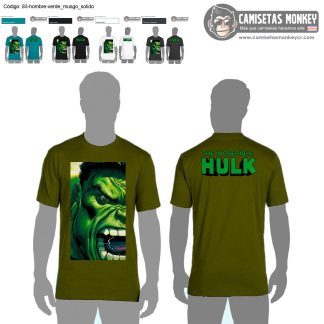 Camiseta hombre estilo 83 de CAMISETAS DE HULK