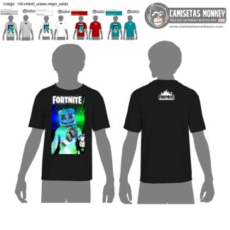 Camiseta infantil unisex estilo 145 de CAMISETAS DE FORTNITE