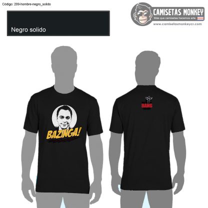Camiseta hombre estilo 209 de CAMISETAS DE THE BIG BANG THEORY