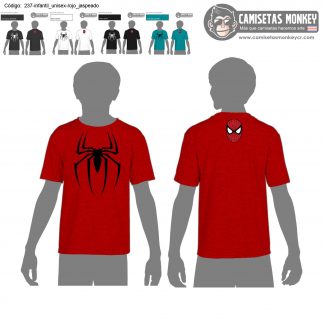 Camiseta infantil unisex estilo 237 de CAMISETAS DE SPIDER MAN – EL HOMBRE ARAÑA