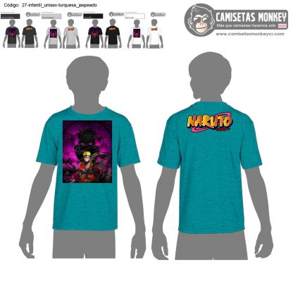 Camiseta infantil unisex estilo 27 de CAMISETAS DE NARUTO