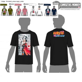 Camiseta infantil unisex estilo 56 de CAMISETAS DE NARUTO SHIPPUDEN