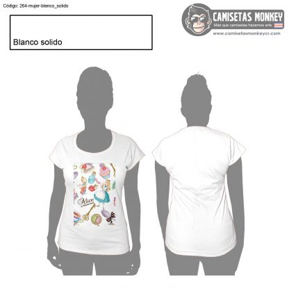 Camiseta mujer estilo 264 de CAMISETAS DE ALICIA EN EL PAIS DE LAS MARAVILLAS