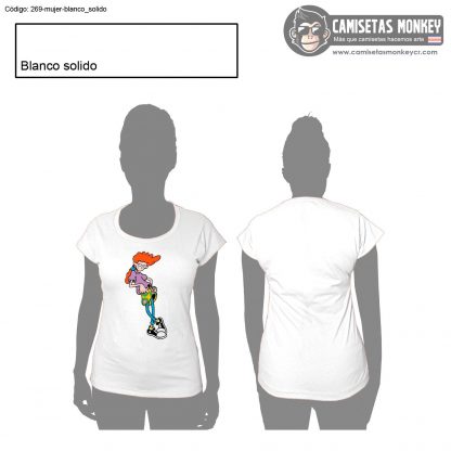 Camiseta mujer estilo 269 de CAMISETAS DE CAMISETAS DE PEPPER ANN