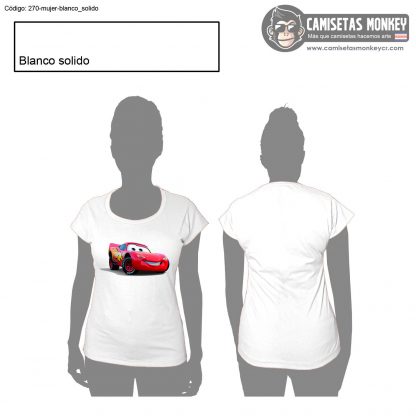 Camiseta mujer estilo 270 de CAMISETAS DE CARS