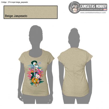 Camiseta mujer estilo 274 de CAMISETAS DE HORA DE AVENTURAS