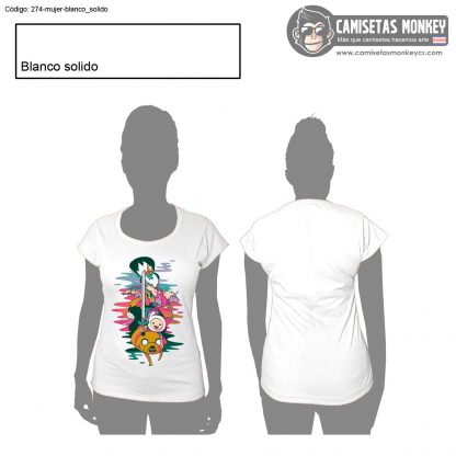 Camiseta mujer estilo 274 de CAMISETAS DE HORA DE AVENTURAS