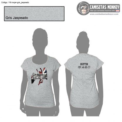 Camiseta mujer estilo 116 de CAMISETAS DE LED ZEPPELLIN