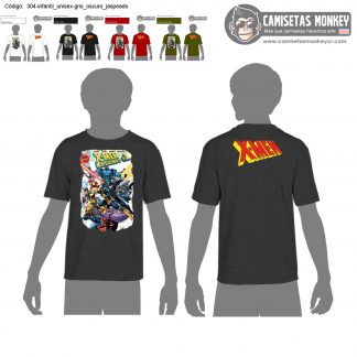 Camiseta infantil unisex estilo 304 de CAMISETAS DE X – MEN – HOMBRES X