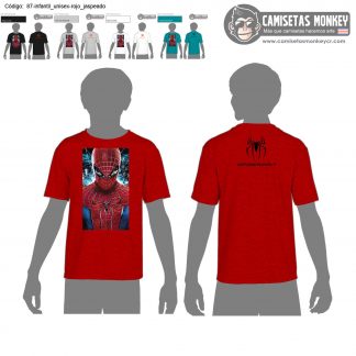 Camiseta infantil unisex estilo 87 de CAMISETAS DE SPIDER MAN – EL HOMBRE ARAÑA