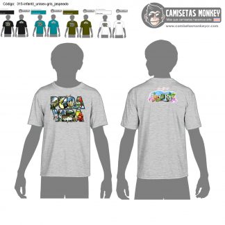 Camiseta infantil unisex estilo 315 de CAMISETAS DE FAUNA – ANIMALES