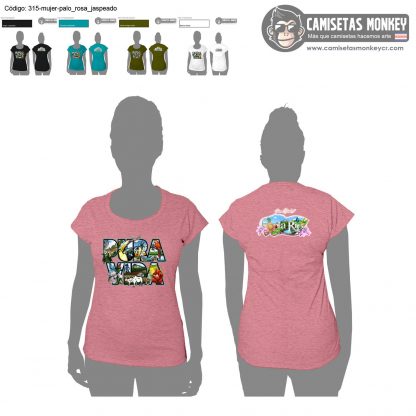 Camiseta mujer estilo 315 de CAMISETAS DE FAUNA – ANIMALES