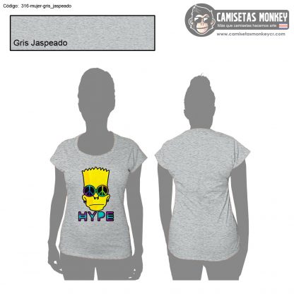 Camiseta mujer estilo 316 de CAMISETAS DE BART SIMPSON